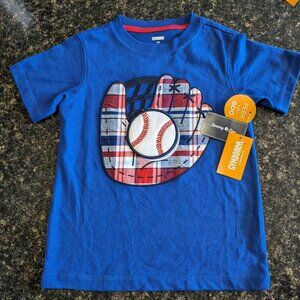 Boy's Gymboree T-Shirt Opening Day - Peek A Boo Baseball Sports - 4T - NWT
